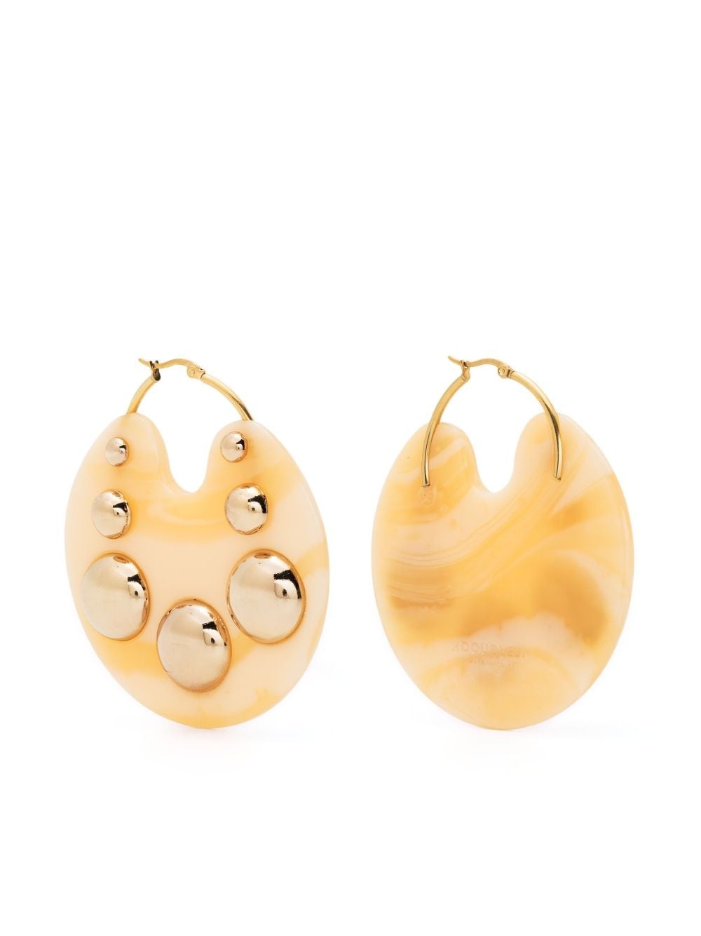 La Doublej Tulip drop earrings - PINK