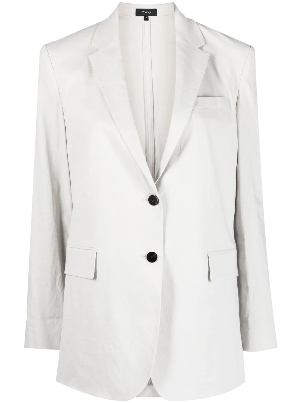 single-breasted button blazer - 1