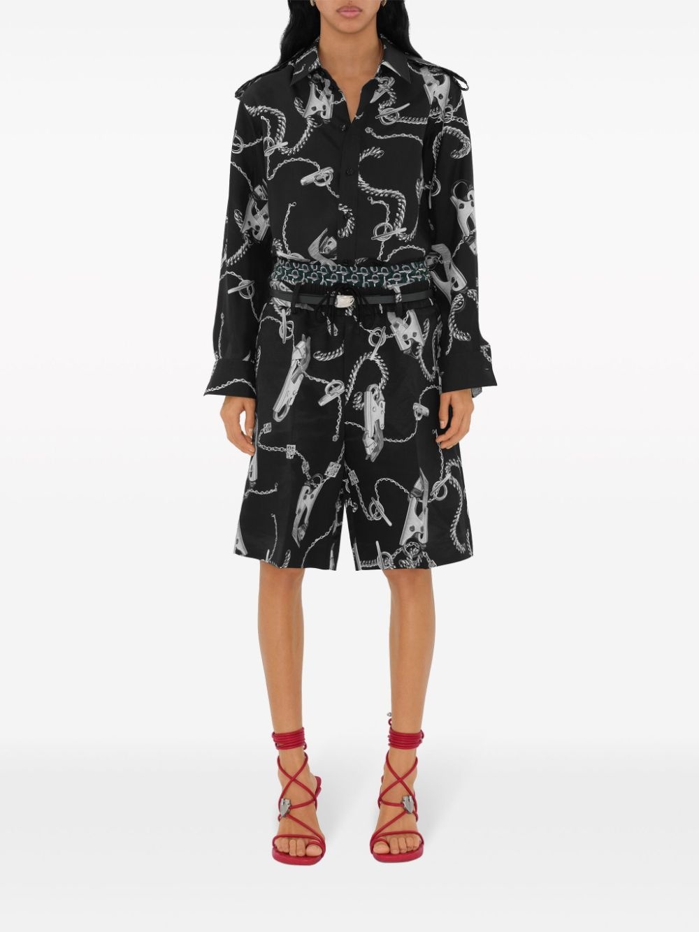 Knight Hardware silk shirt - 2
