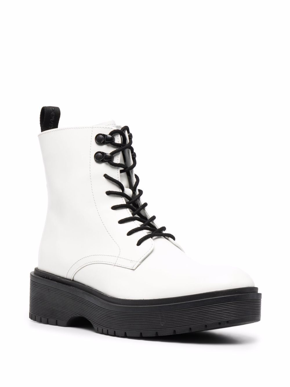 Bria two-tone platform boots - 2