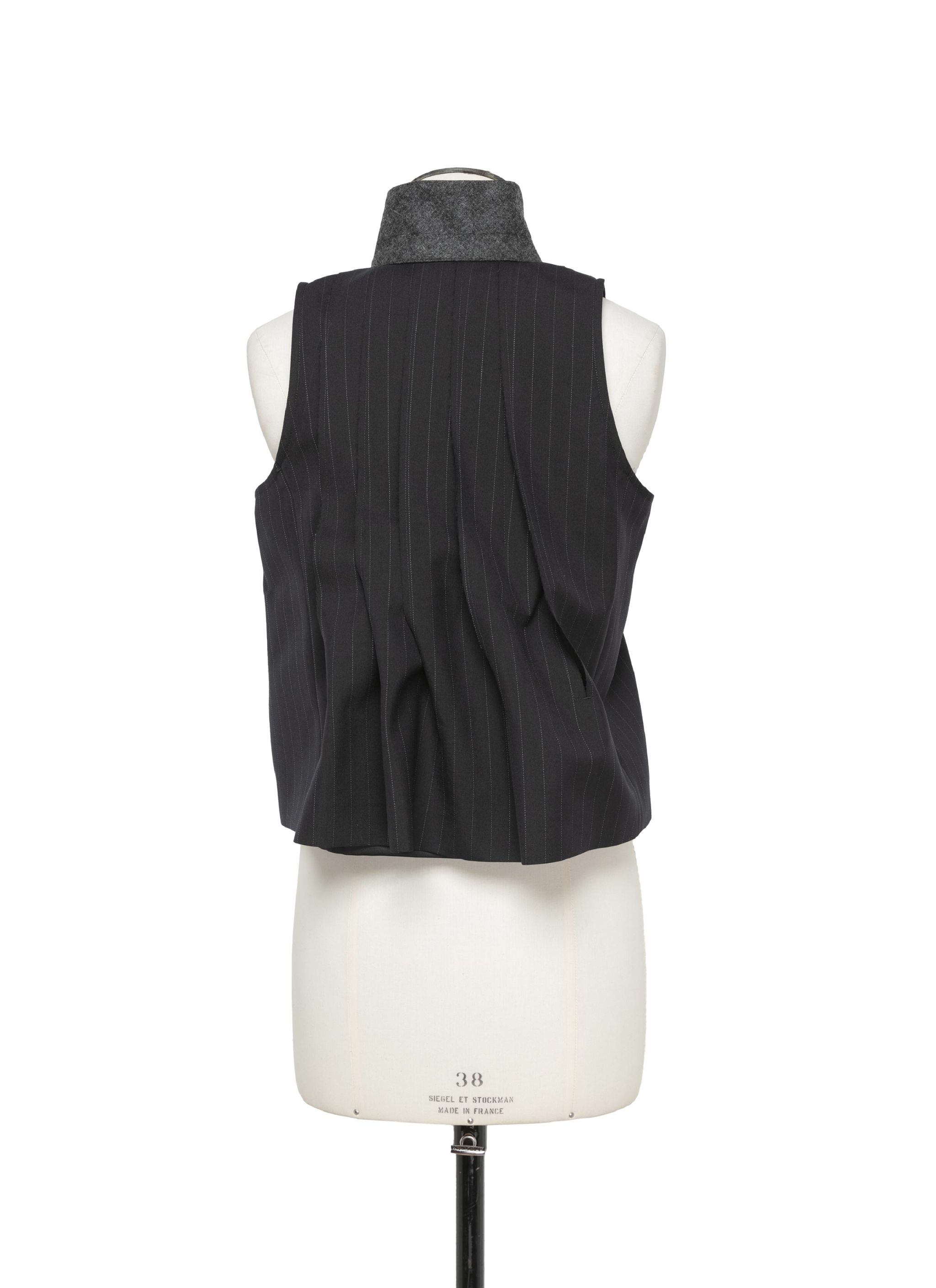 Chalk Stripe Vest - 3