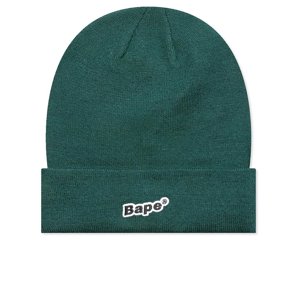 BAPE PATCH KNIT CAP - GREEN - 3