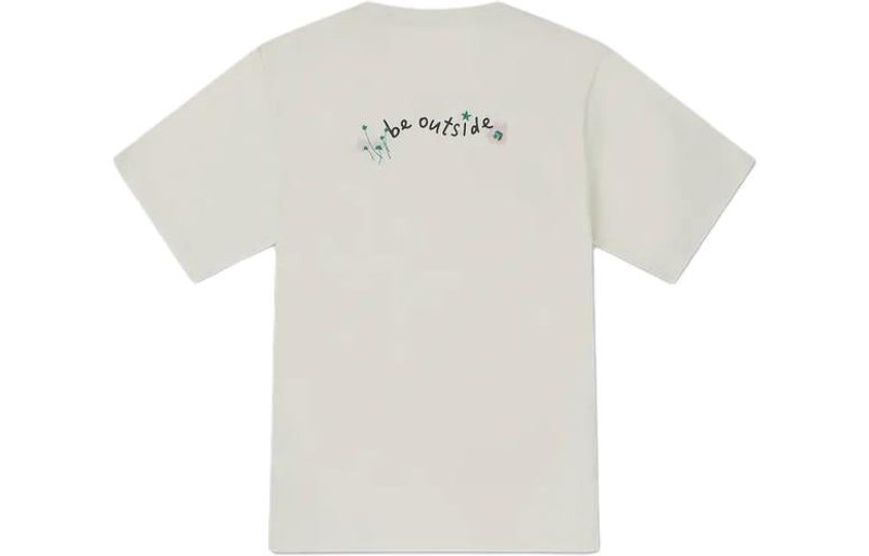 Converse (WMNS) Converse Summer Verbiage T-Shirt 'White' 10027223-A01 outlook