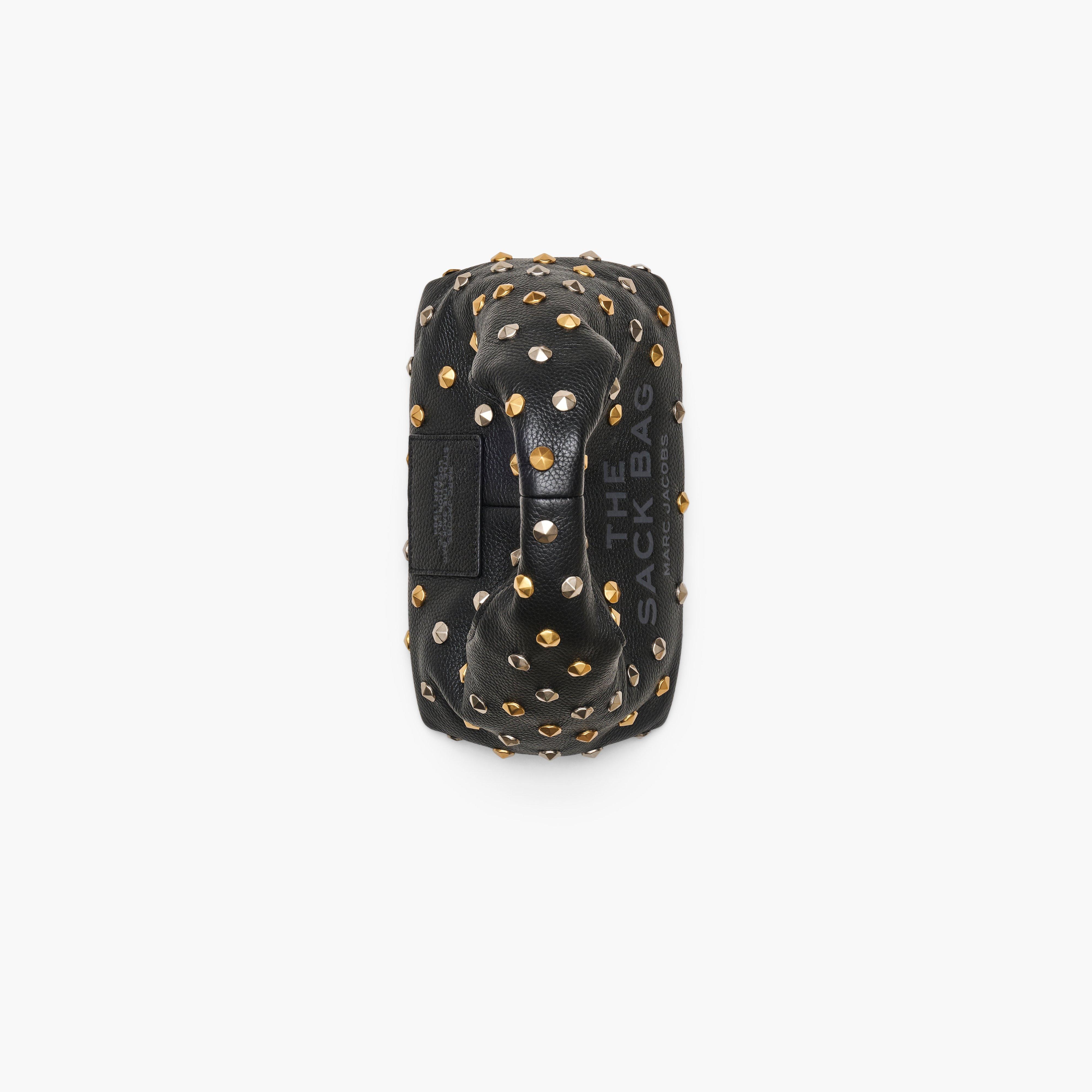 THE GLAM STUDS LEATHER MINI SACK BAG - 7