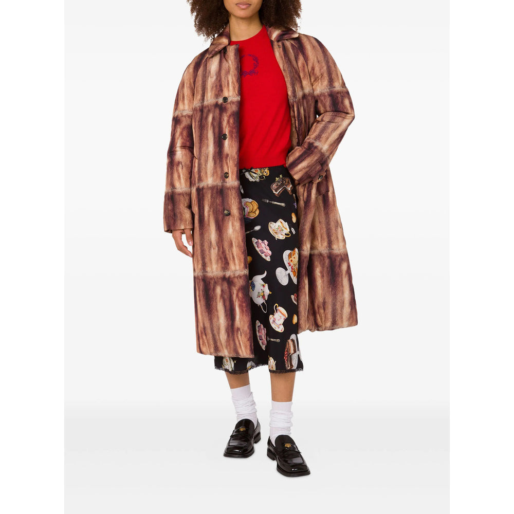 Moschino Brown Coats - Oversized Coats Women - 2