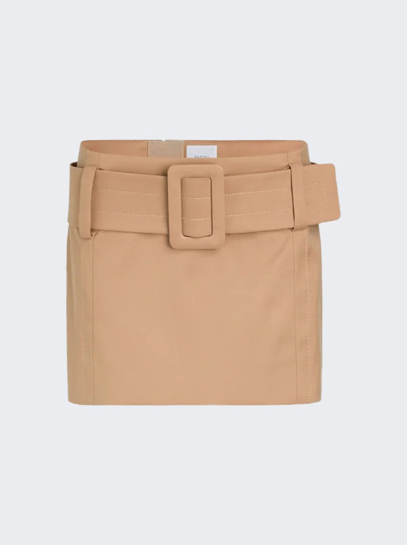 Mini Belted Skirt Praline - 1