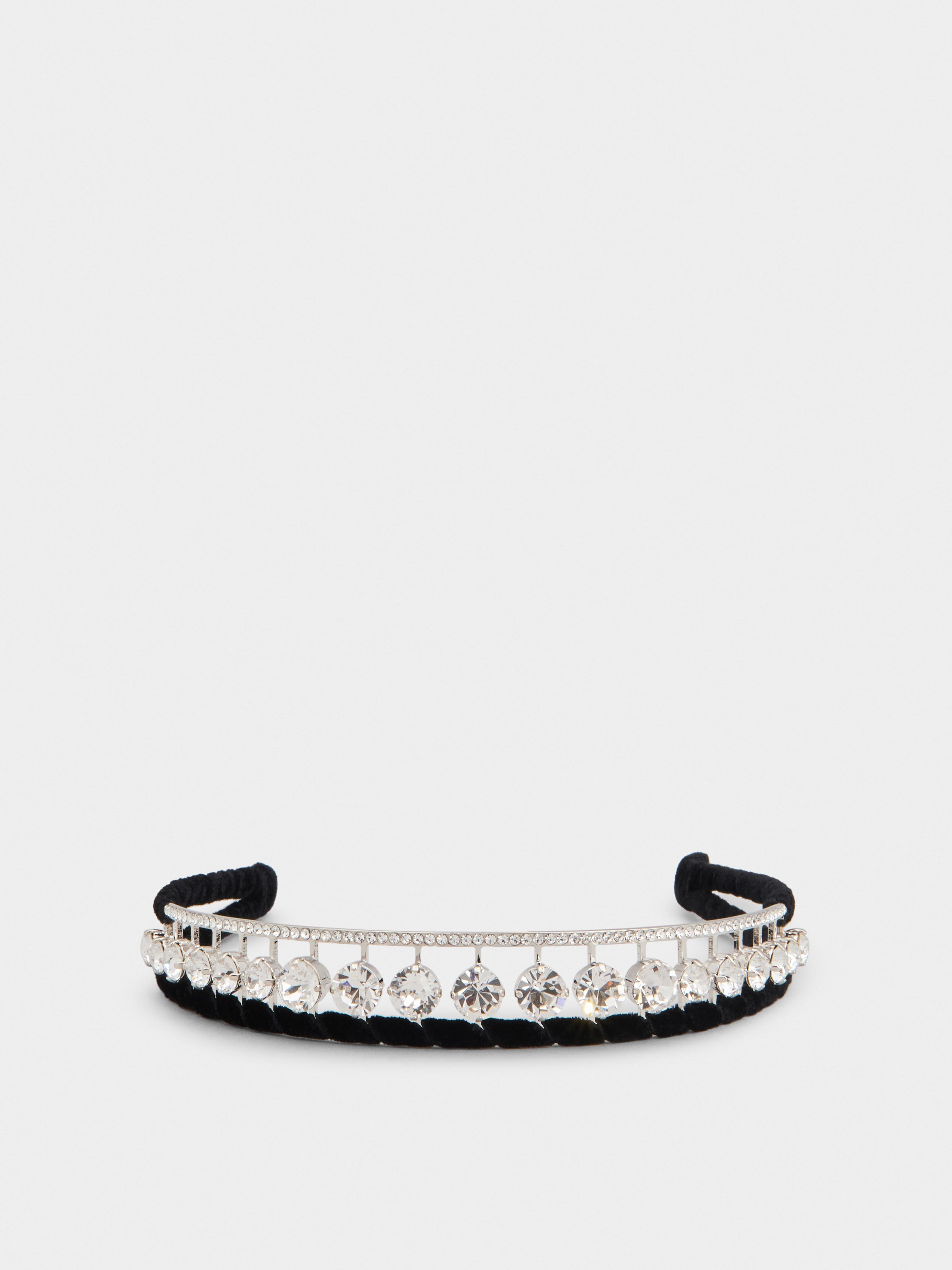 RV Strass Hairband in Velvet - 1