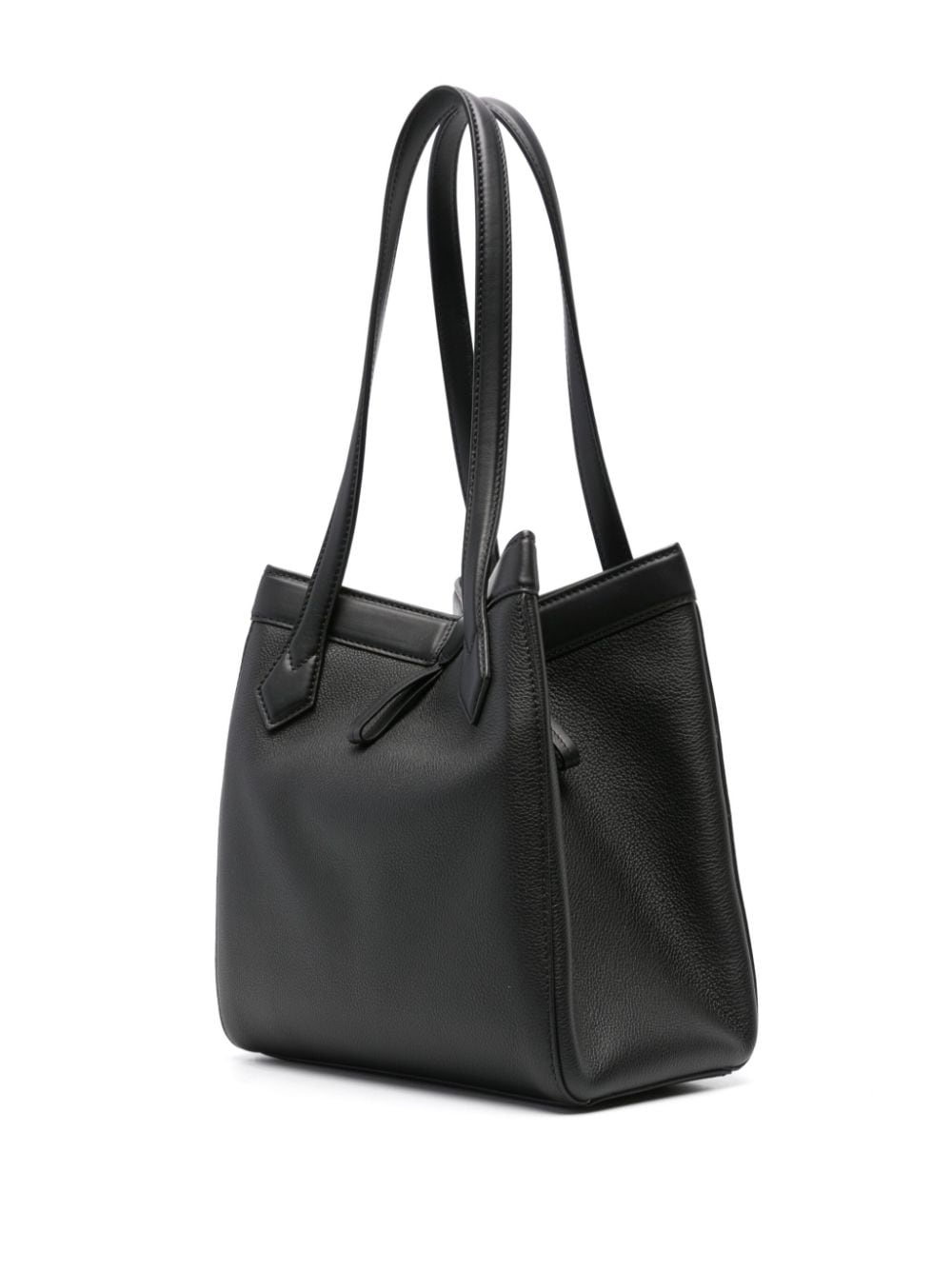 Origami leather shoulder bag - 3