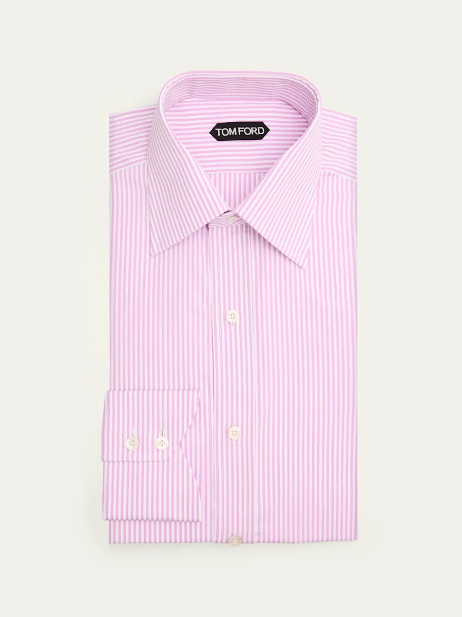 Men's Bengal Stripe Dress Shirt - 1