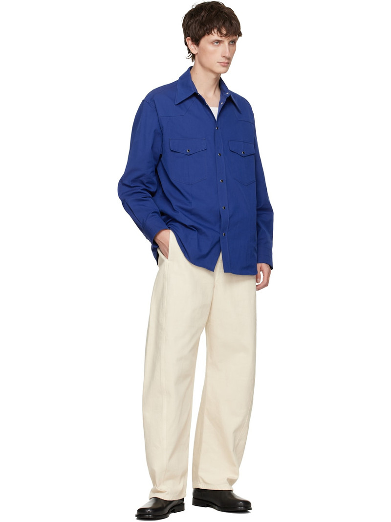 Lemaire Off-White Twisted Belted Jeans outlook