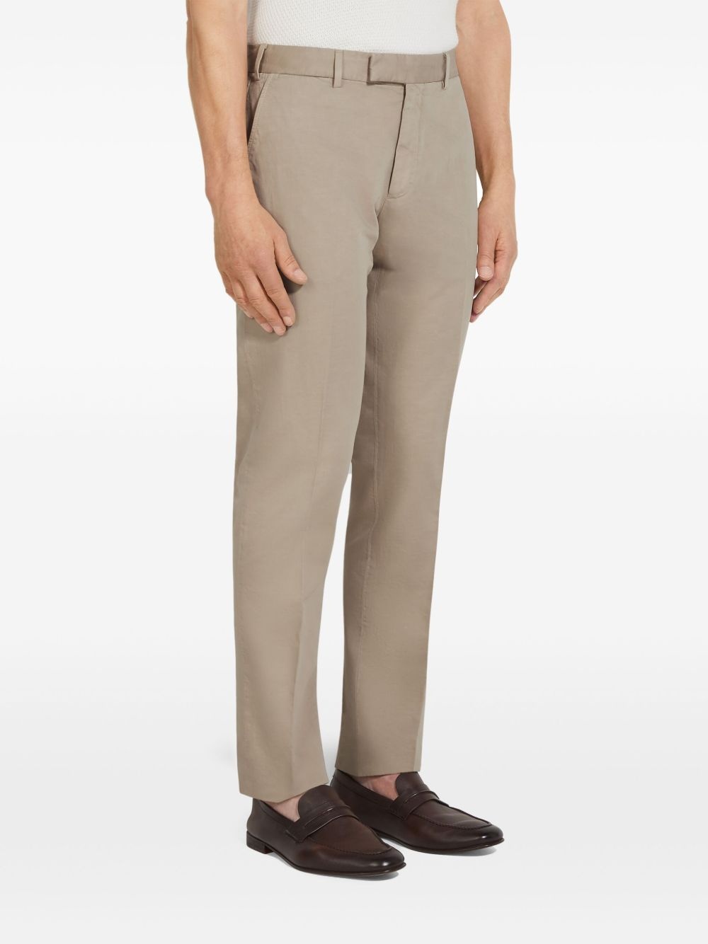 tapered chino trousers - 2