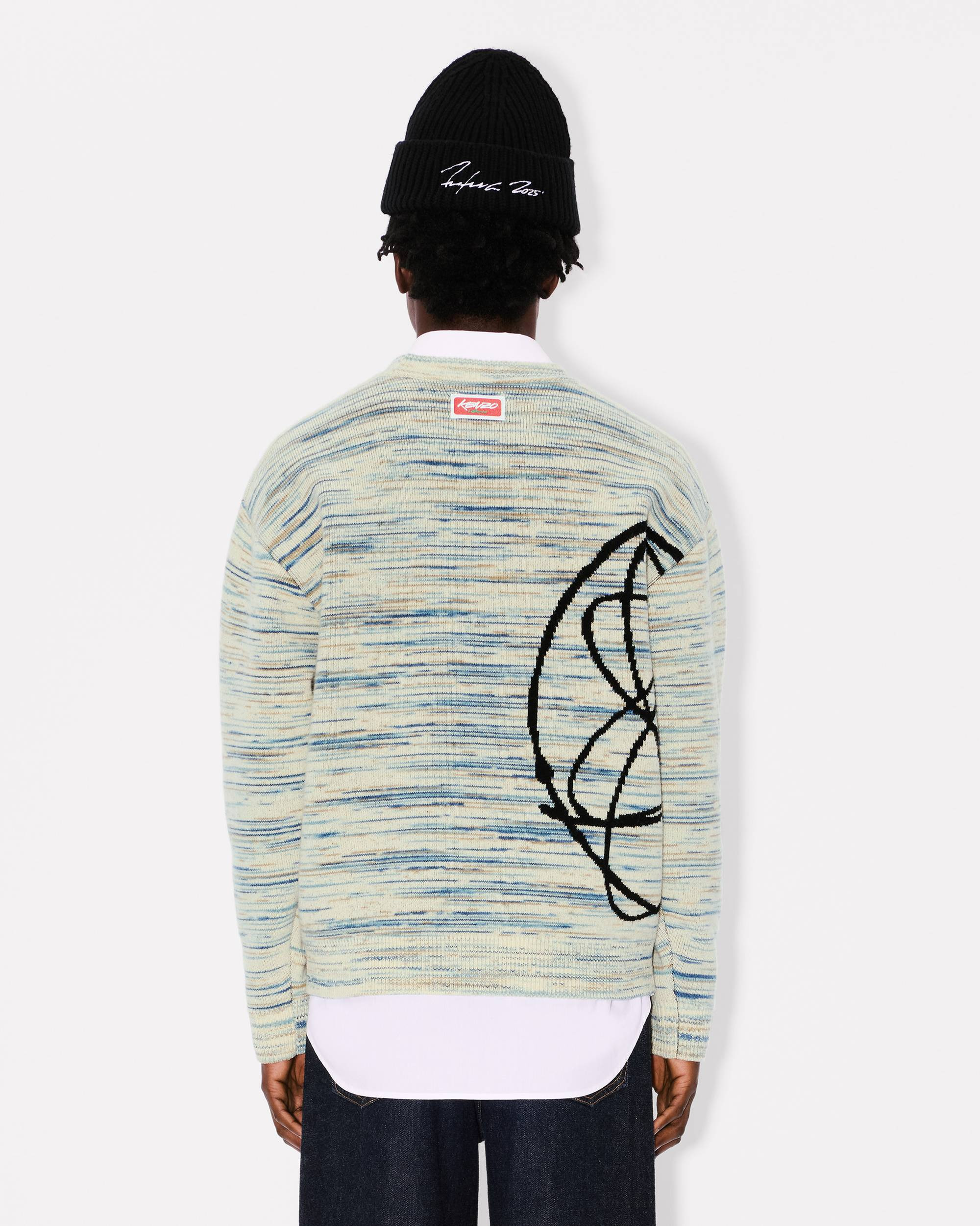 'Kenzo x Futura 2000' reversible jumper in wool - 6