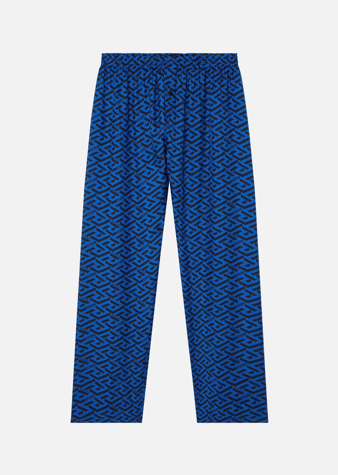La Greca Print Pyjama Bottoms - 1