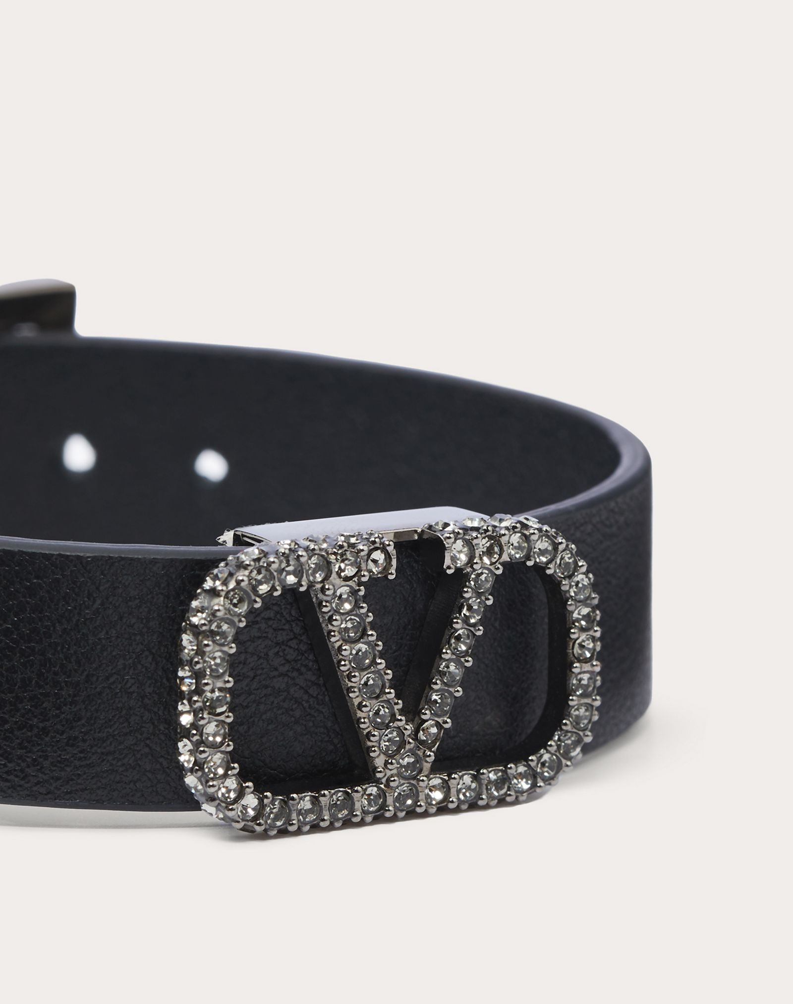 VLogo Signature Leather Bracelet - 2