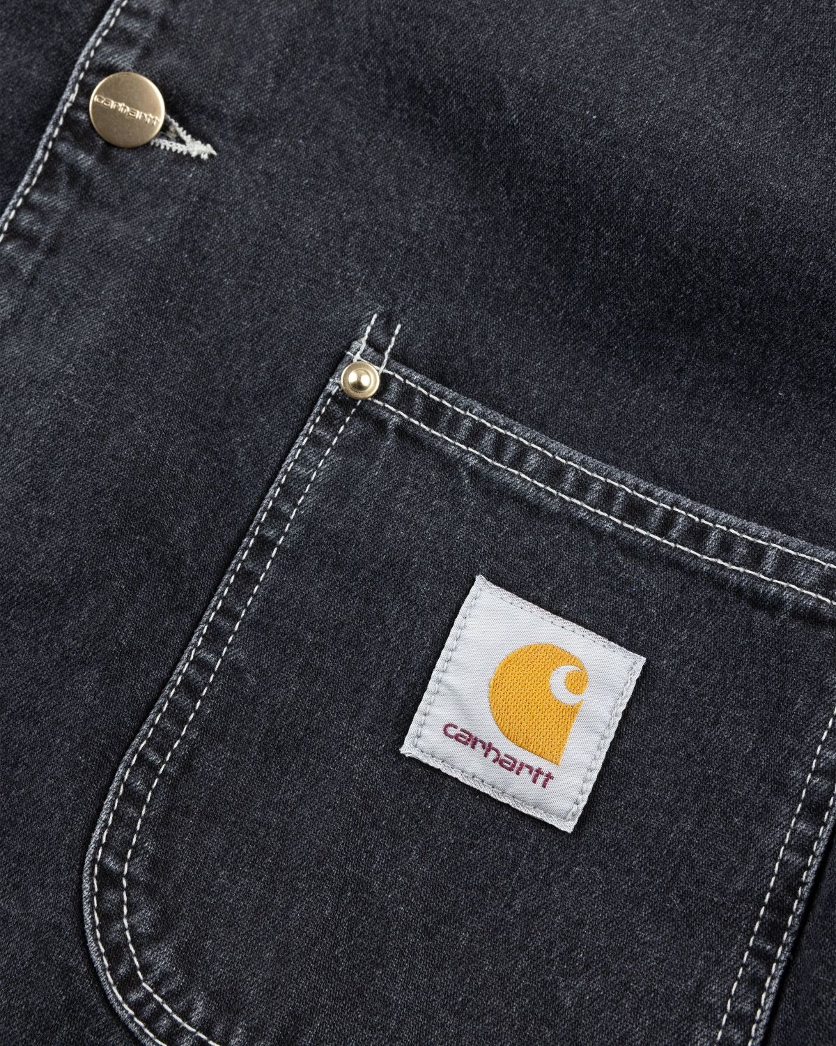 Carhartt WIP – OG Chore Coat Black/Heavy Stone Wash - 6