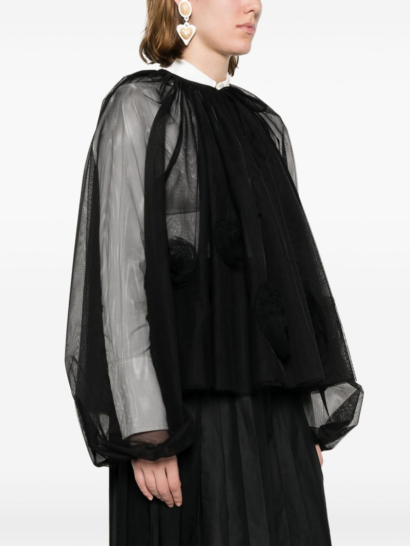 semi-sheer tulle top 3