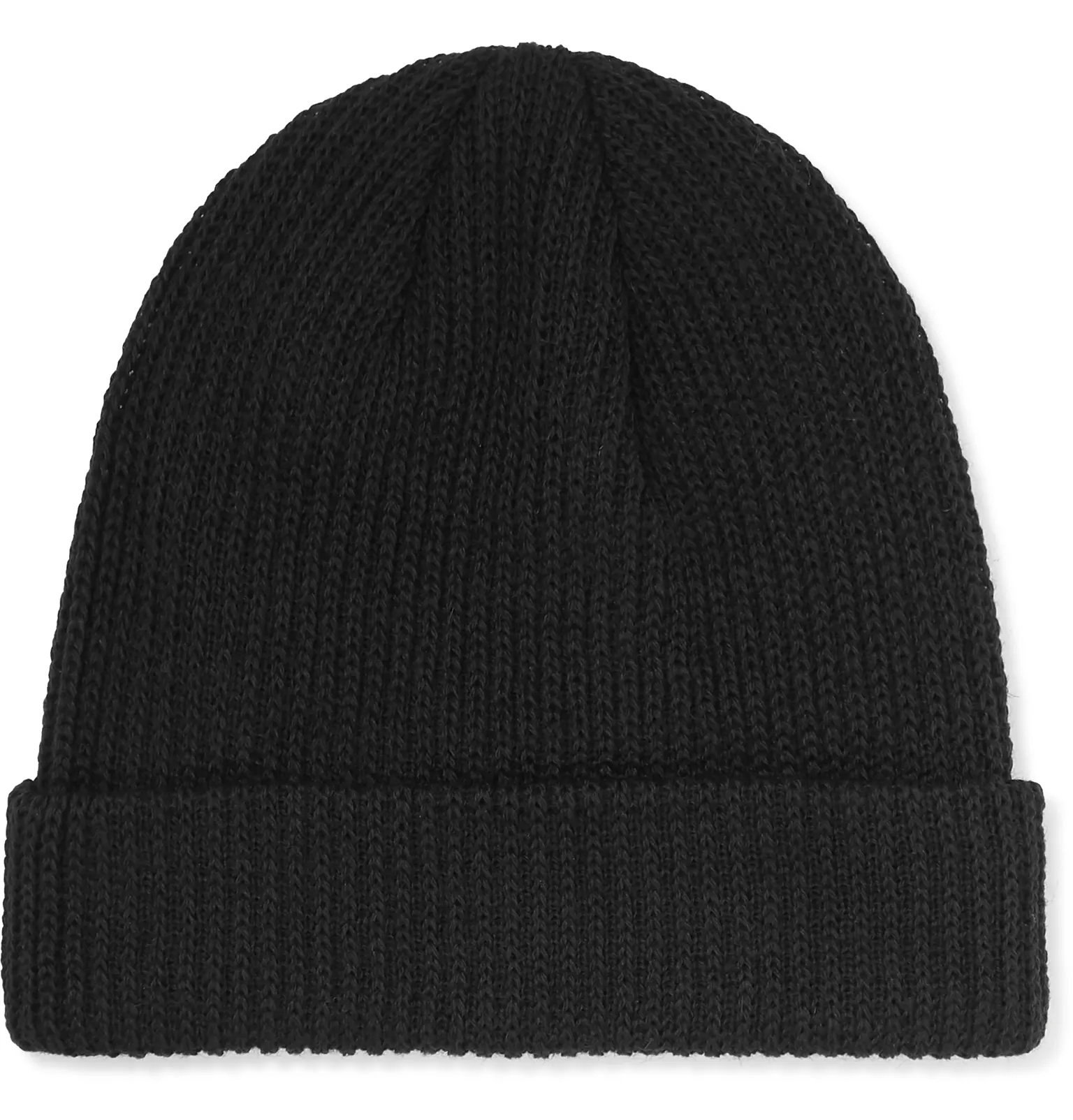 Watch Cap Ribbed Wool Beanie - 12