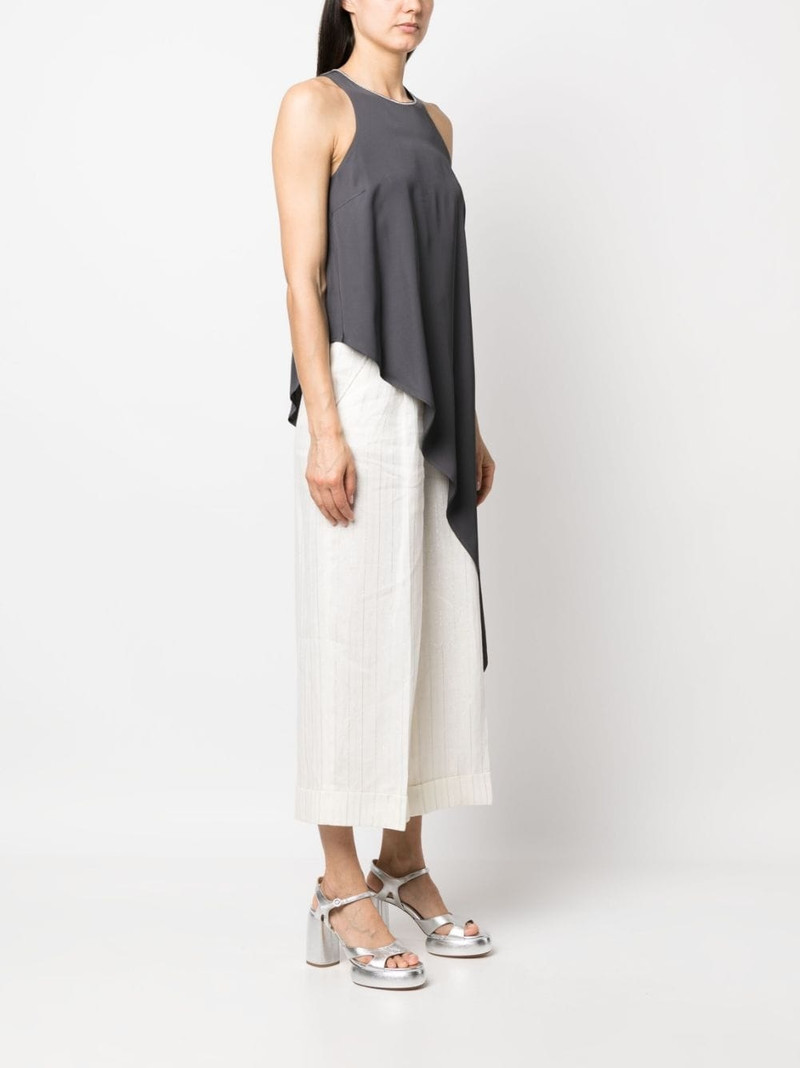 asymmetric-hem sleeveless blouse 3