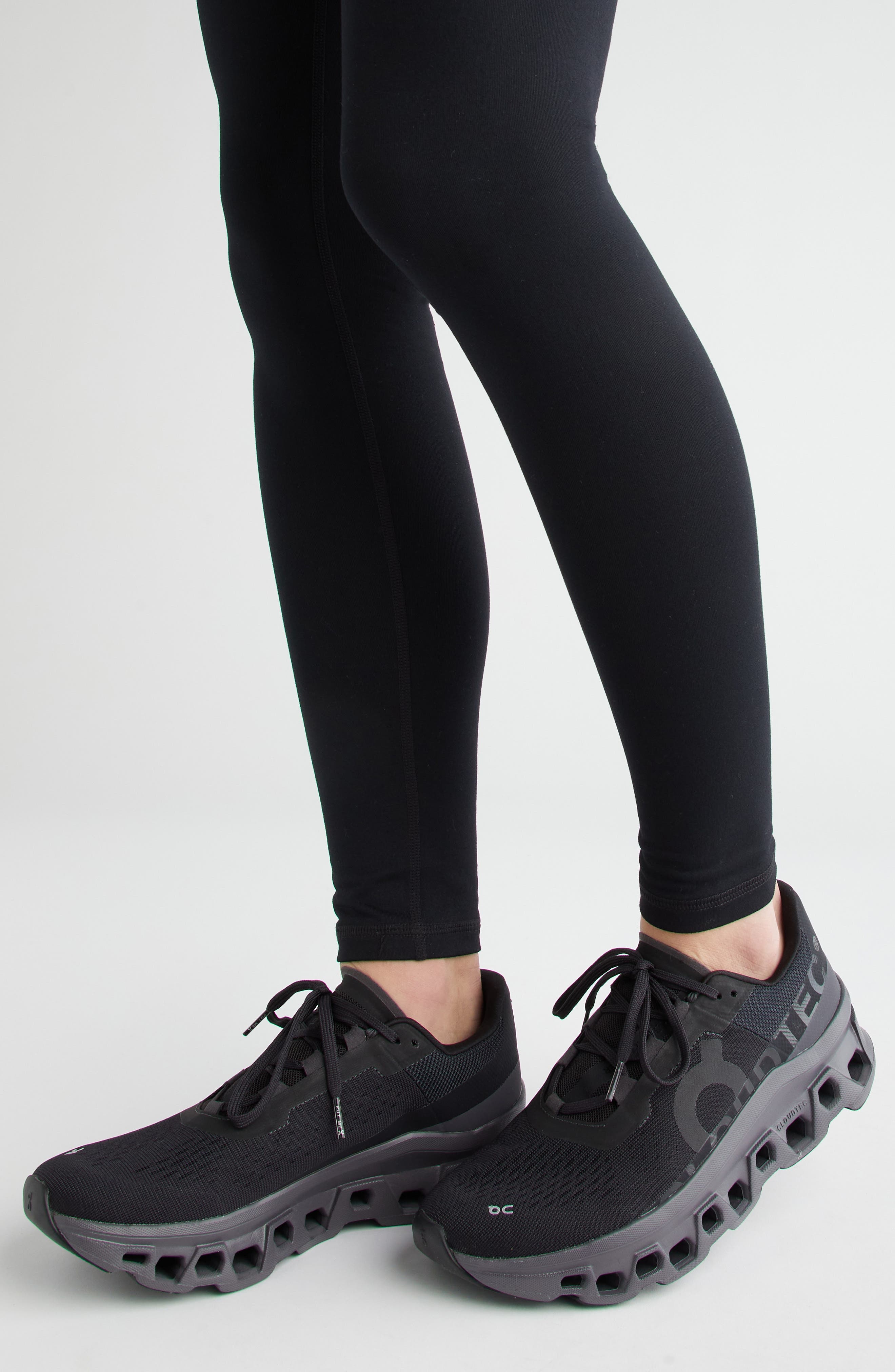Cloudmonster Running Shoe in Black/Magnet at Nordstrom - 6