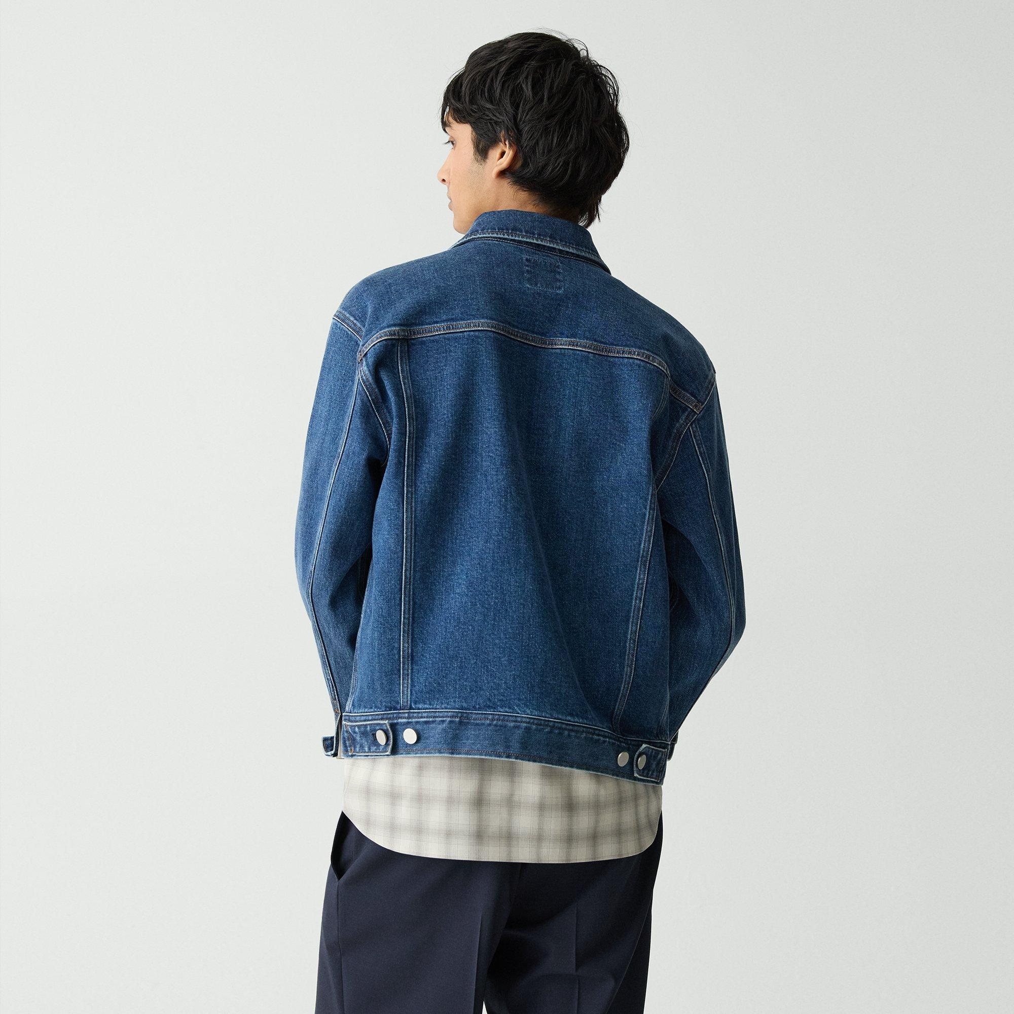 City Trucker Jacket in Stretch Denim - 4