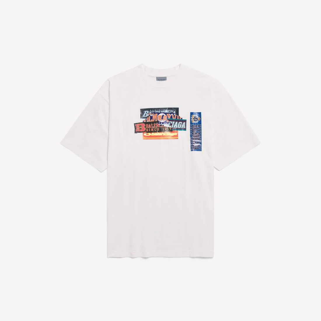 Men's Bumper Stickers Medium Fit T-shirt in White - 1