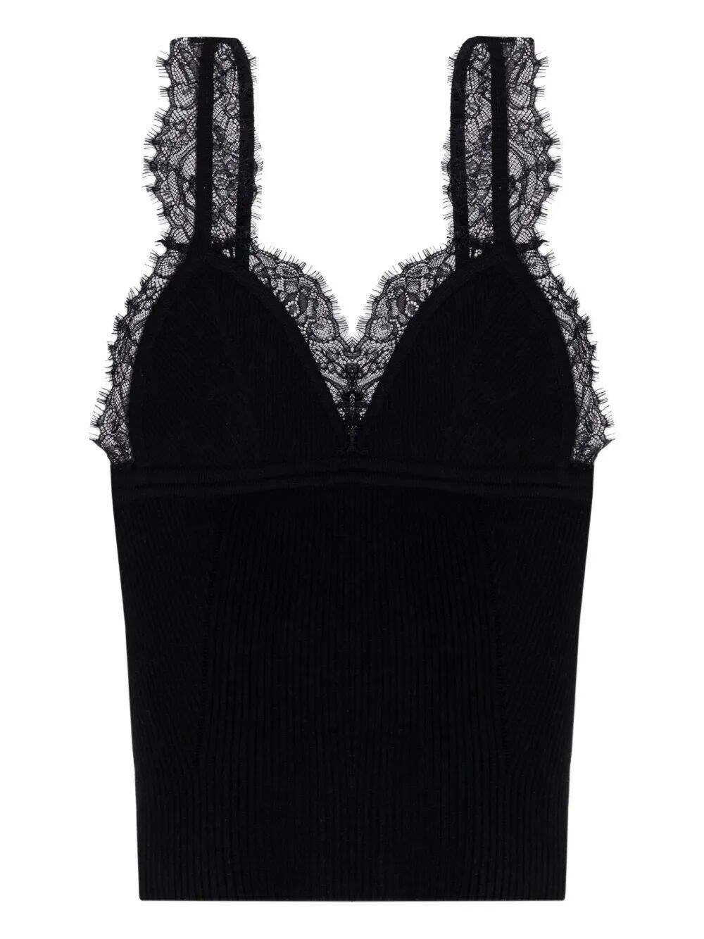 The Tank Top Insert Lace, a refined piece from Blumarine, embodies sophistication and elegance. Craf - 1