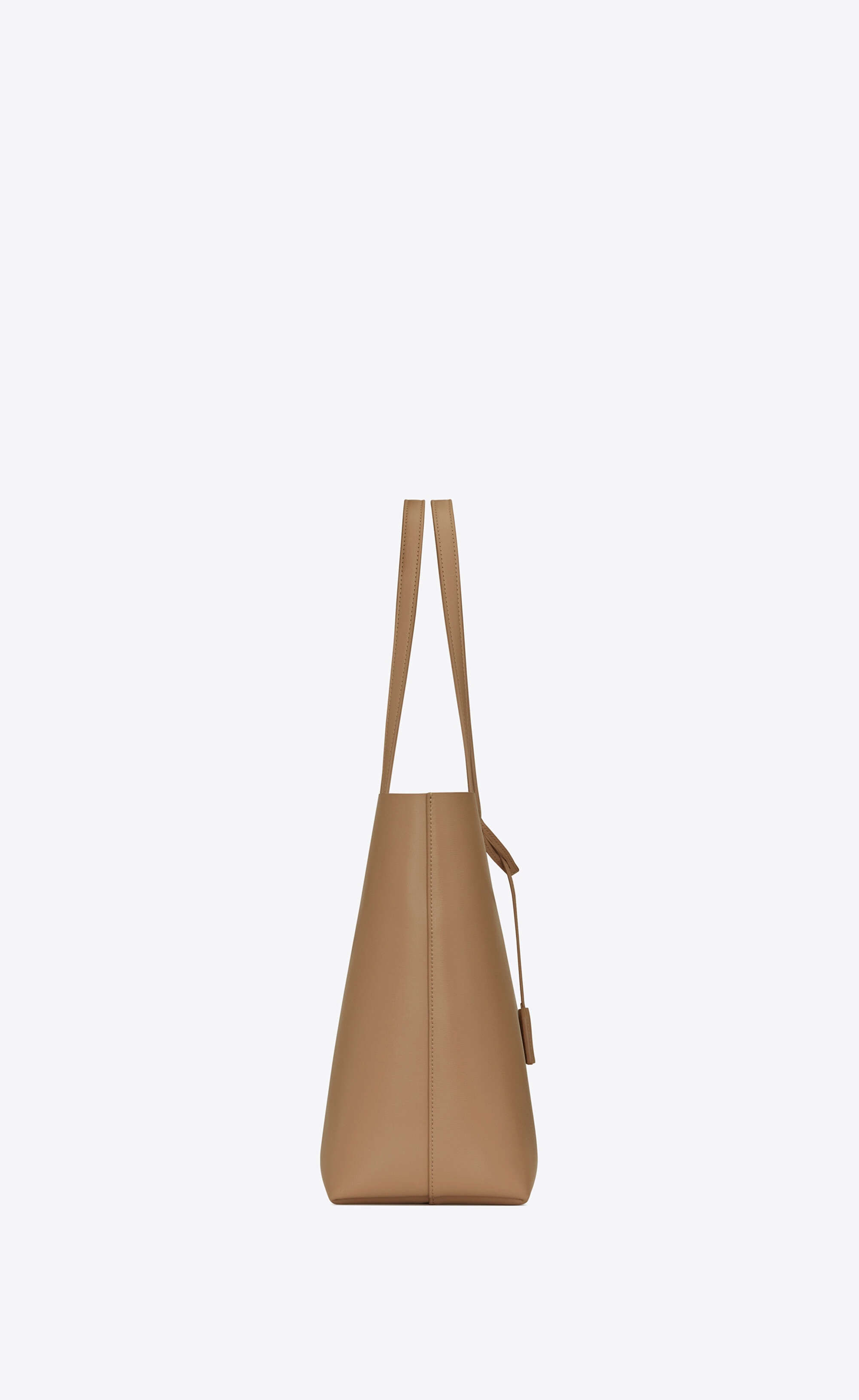 shopping bag saint laurent e/w in supple leather - 5