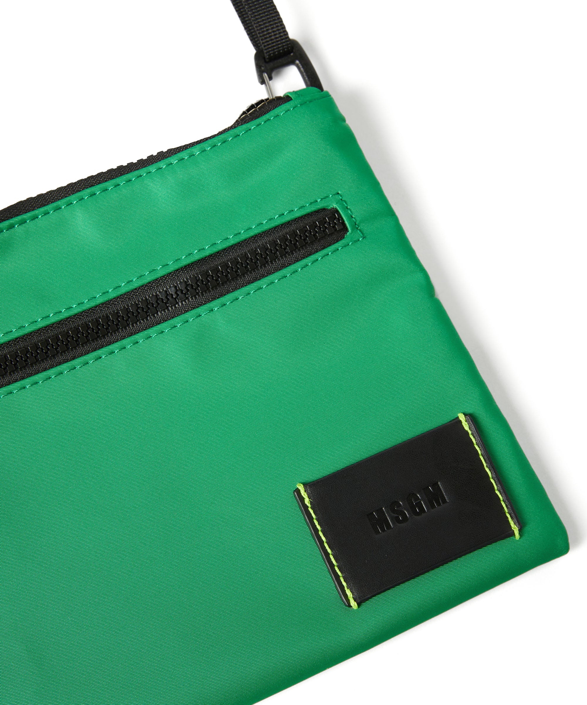 MSGM signature nylon pouch bag - 4