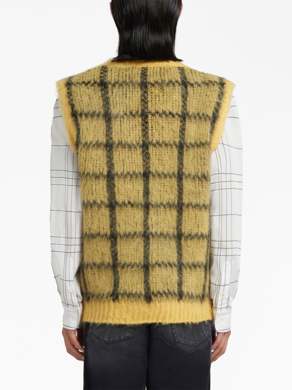 V-neck knitted vest - 3