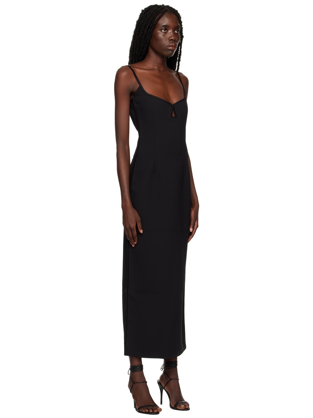Black Marlo Midi Dress - 2