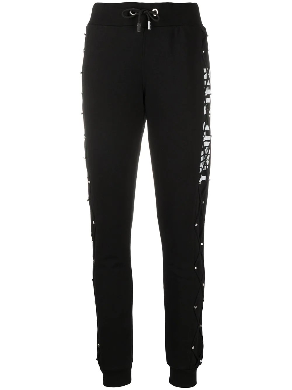 logo-print track pants - 1