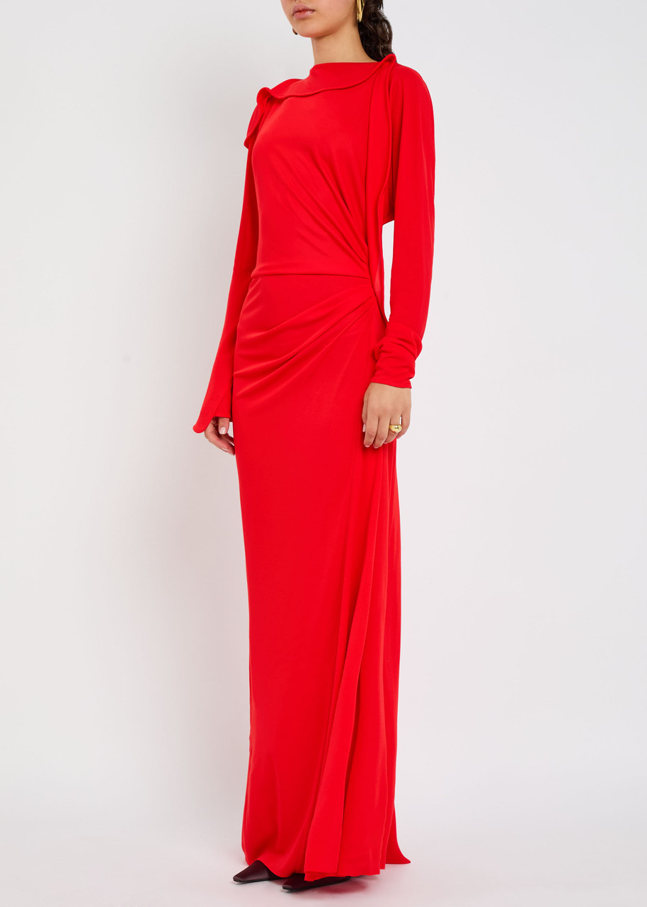 Victoria Beckham Draped Jersey Gown - 2