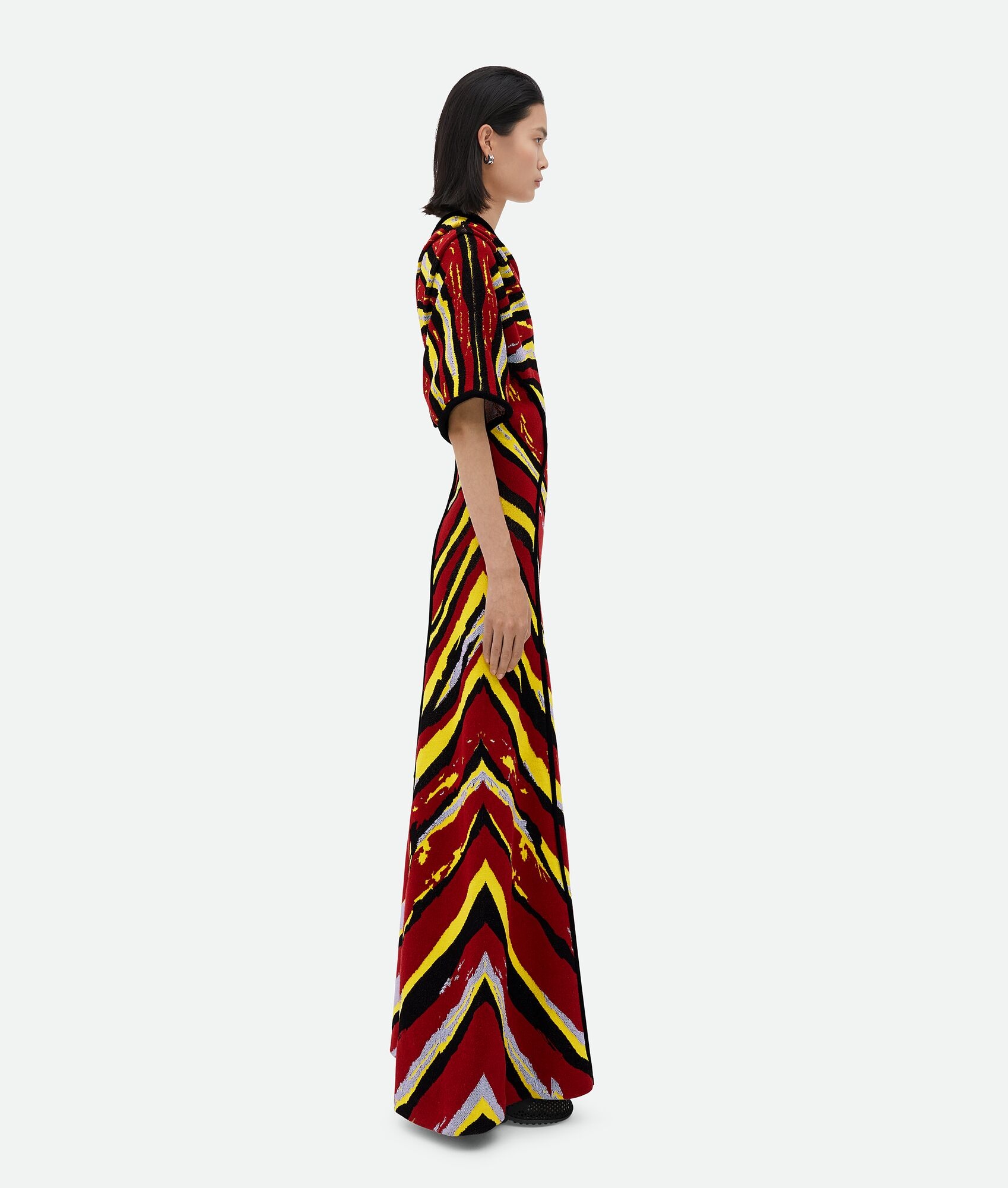 Viscose Jacquard Dress - 2