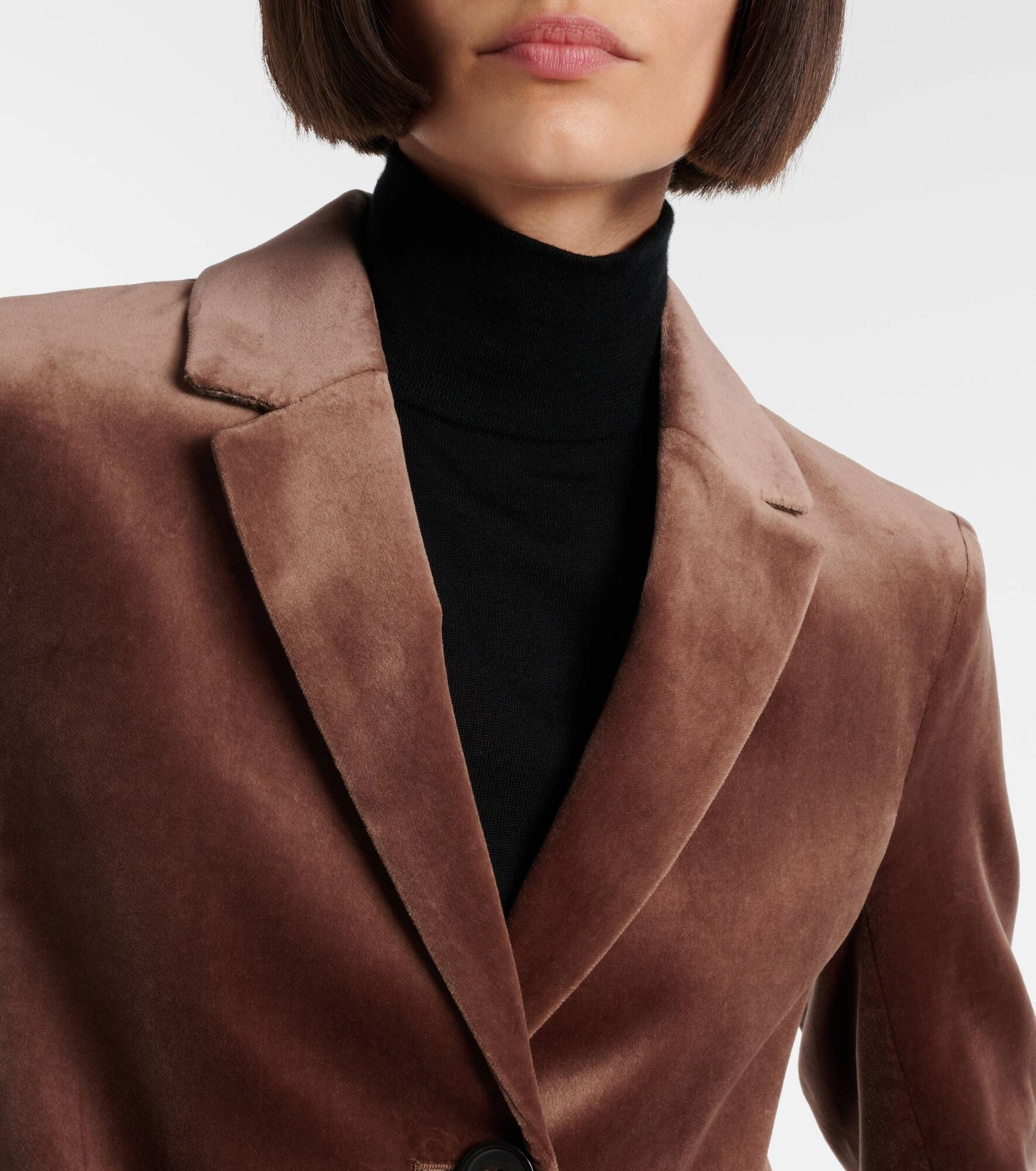 Agata cotton velvet blazer - 4
