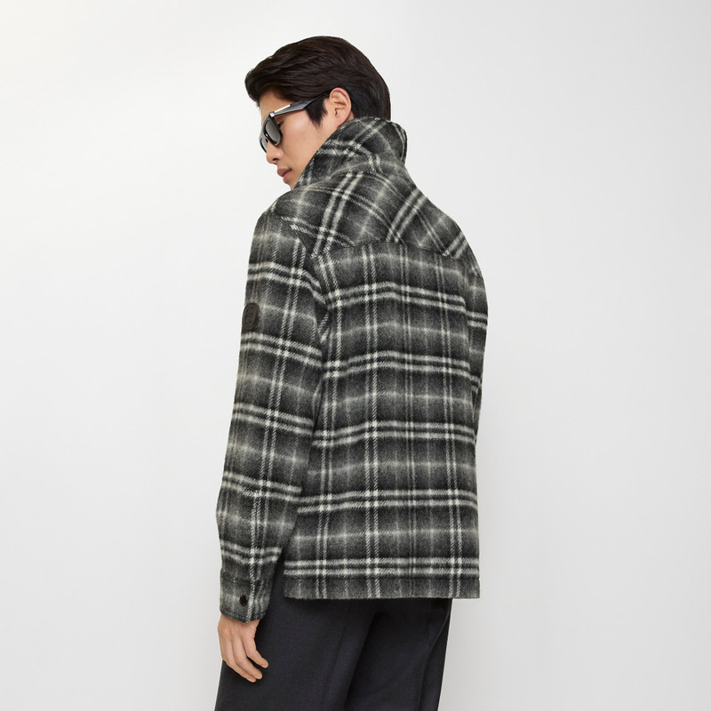 Check Wool Overshirt 3