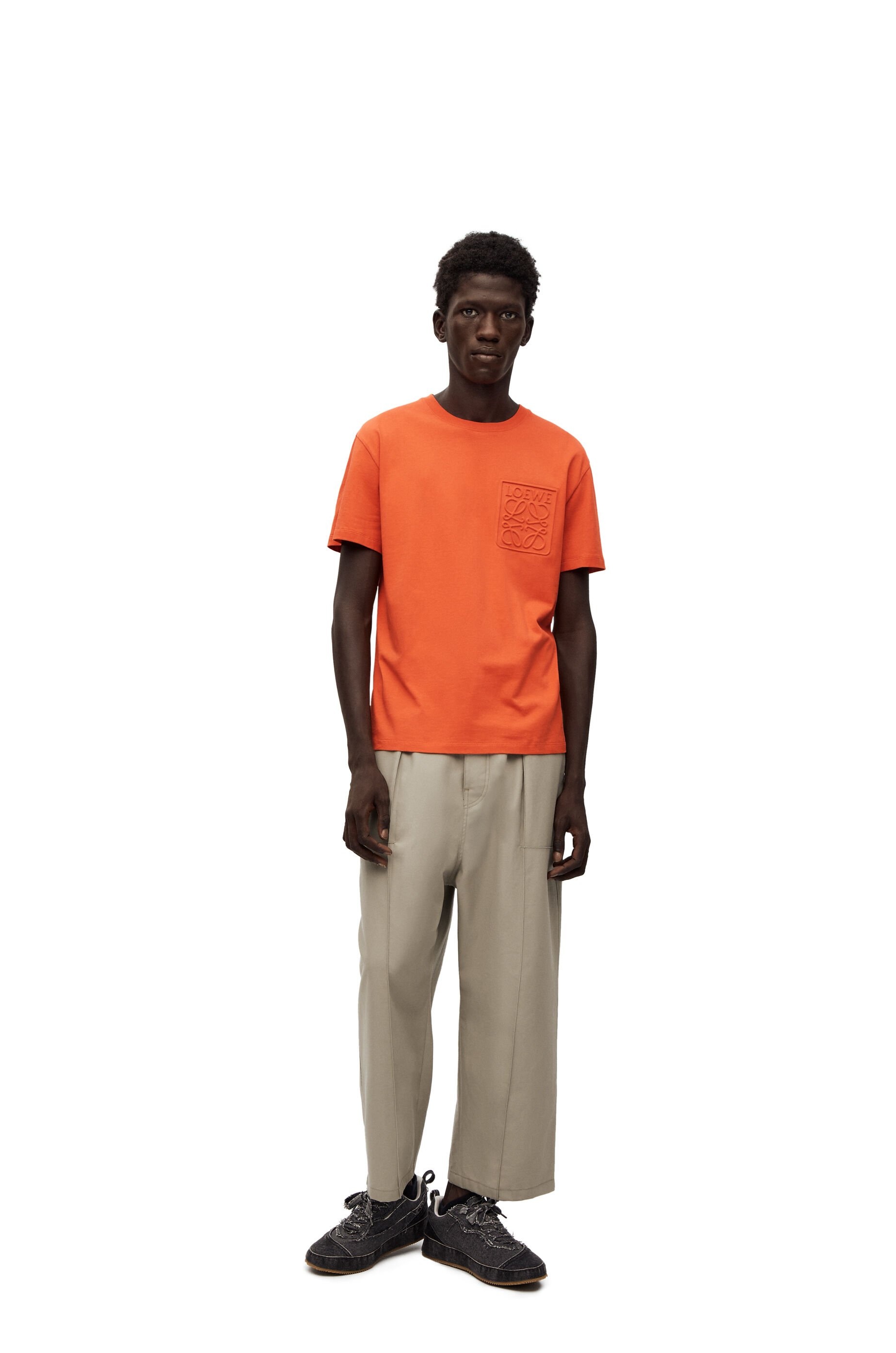 Debossed Anagram T-shirt in cotton - 2
