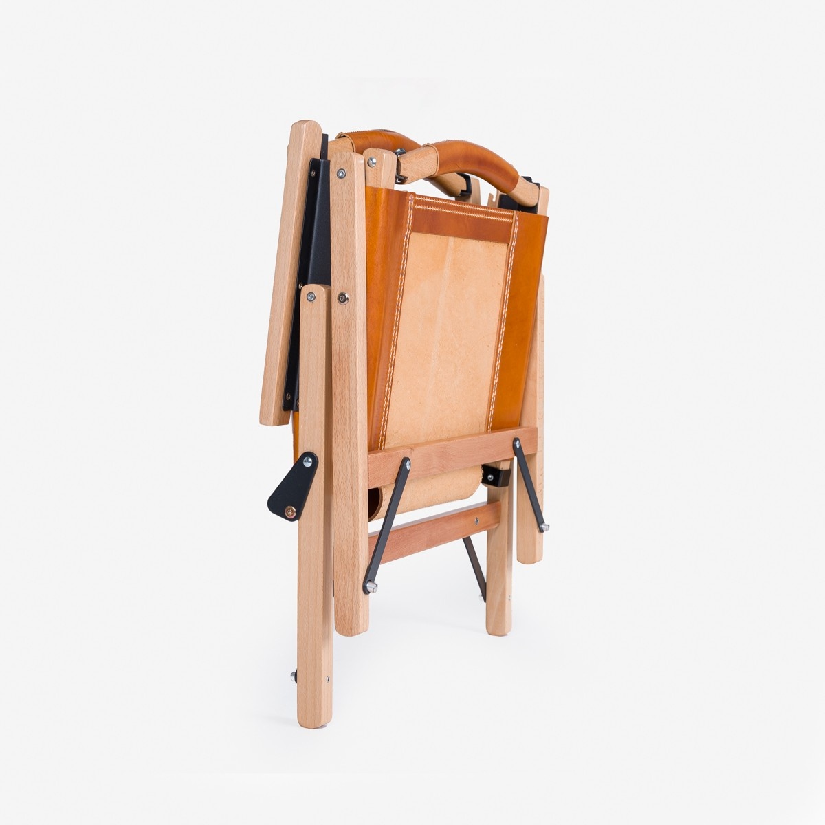 OGL-OD-WD-CHAIR-TAN Obbi Good Label 'Only Good Life' Outdoor Folding Camp Chair - Tan - 2