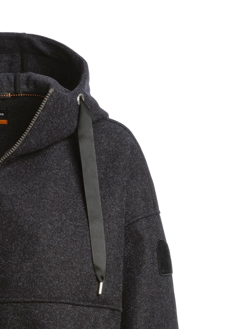 hooded zip-up jacket - 3