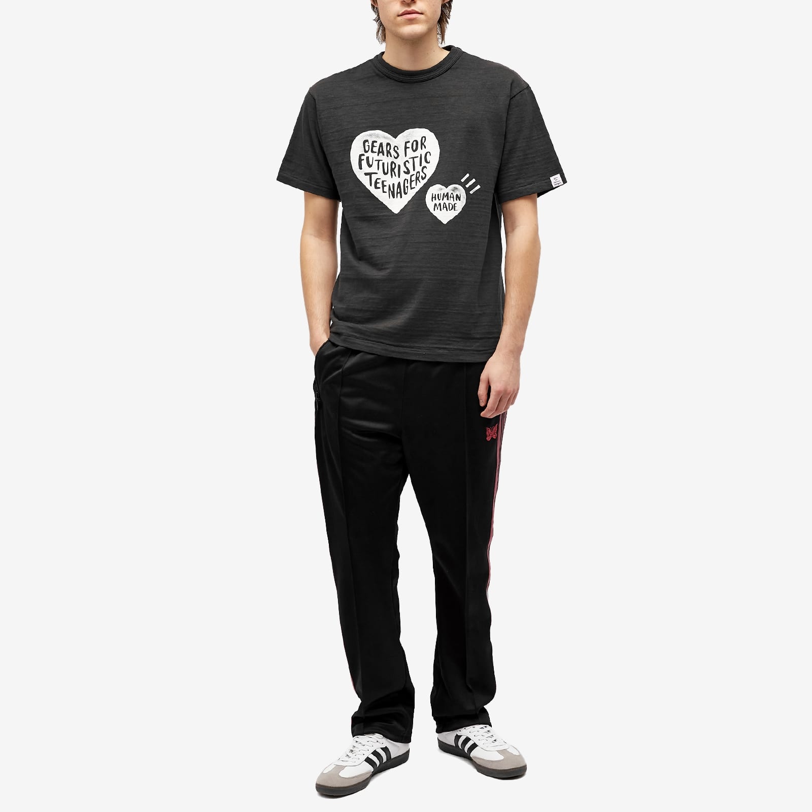 Human Made Drawn Hearts T-Shirt - 4