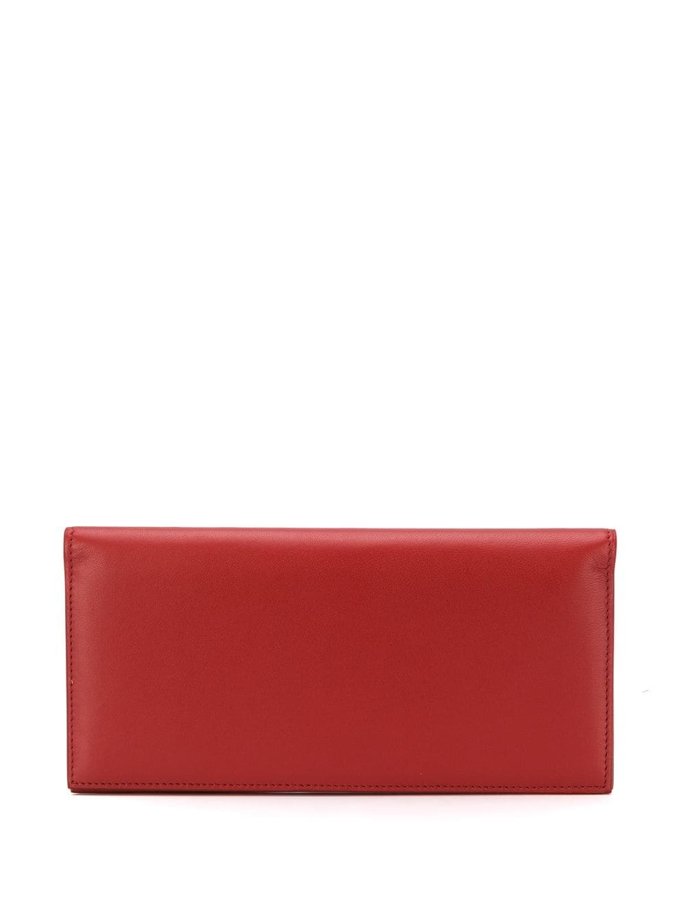 rectangular embossed logo wallet - 2