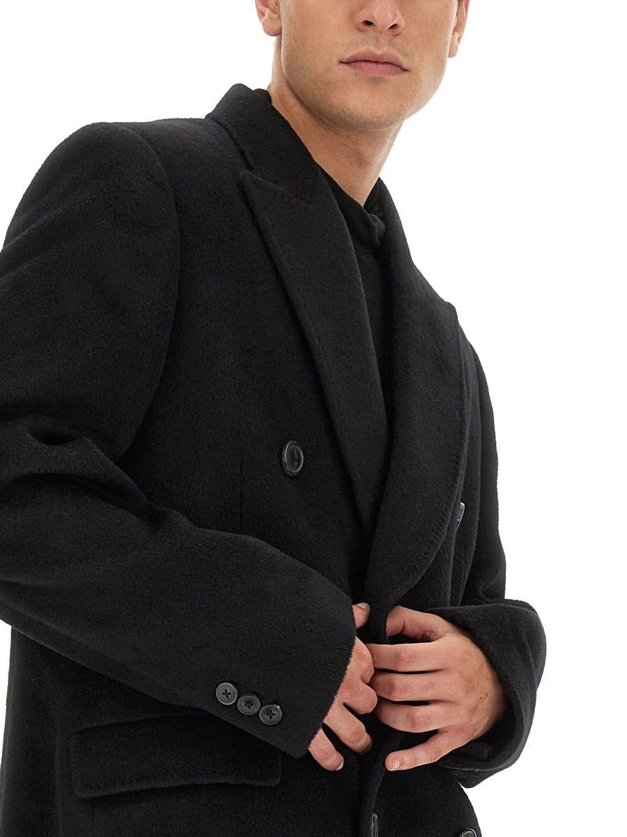 Our Legacy Men Double-Breasted Coat "Whale" - 4