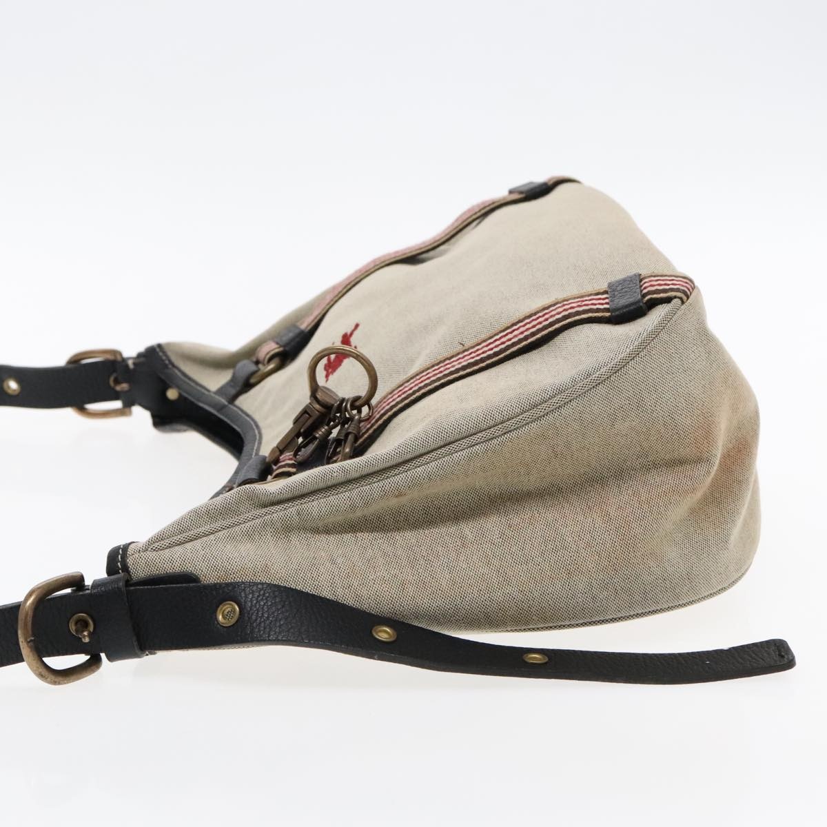 Burberry Blue Label Shoulder Bag Canvas Gray - 5