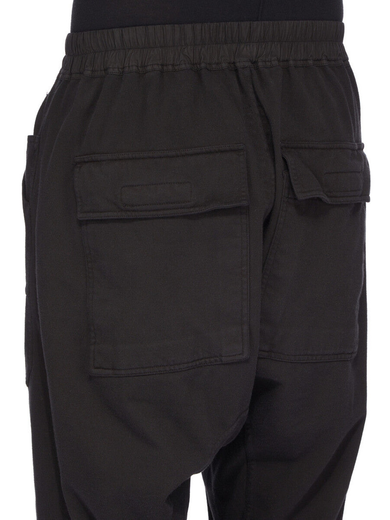 drawstring drop-crotch trousers 5