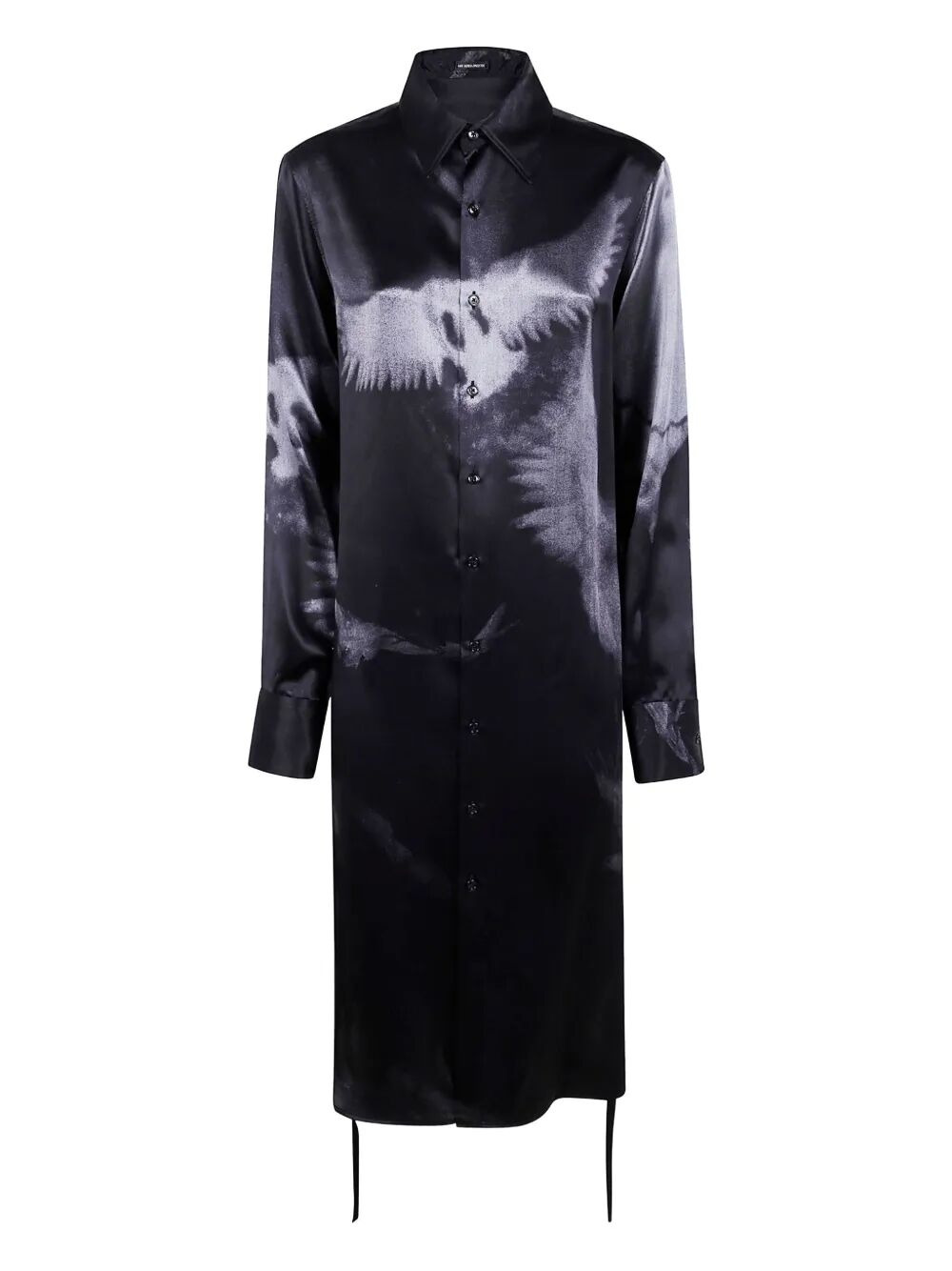 Ann Demeulemeester Women "Rada" High Comfort Shirt With Drawstrings - 4
