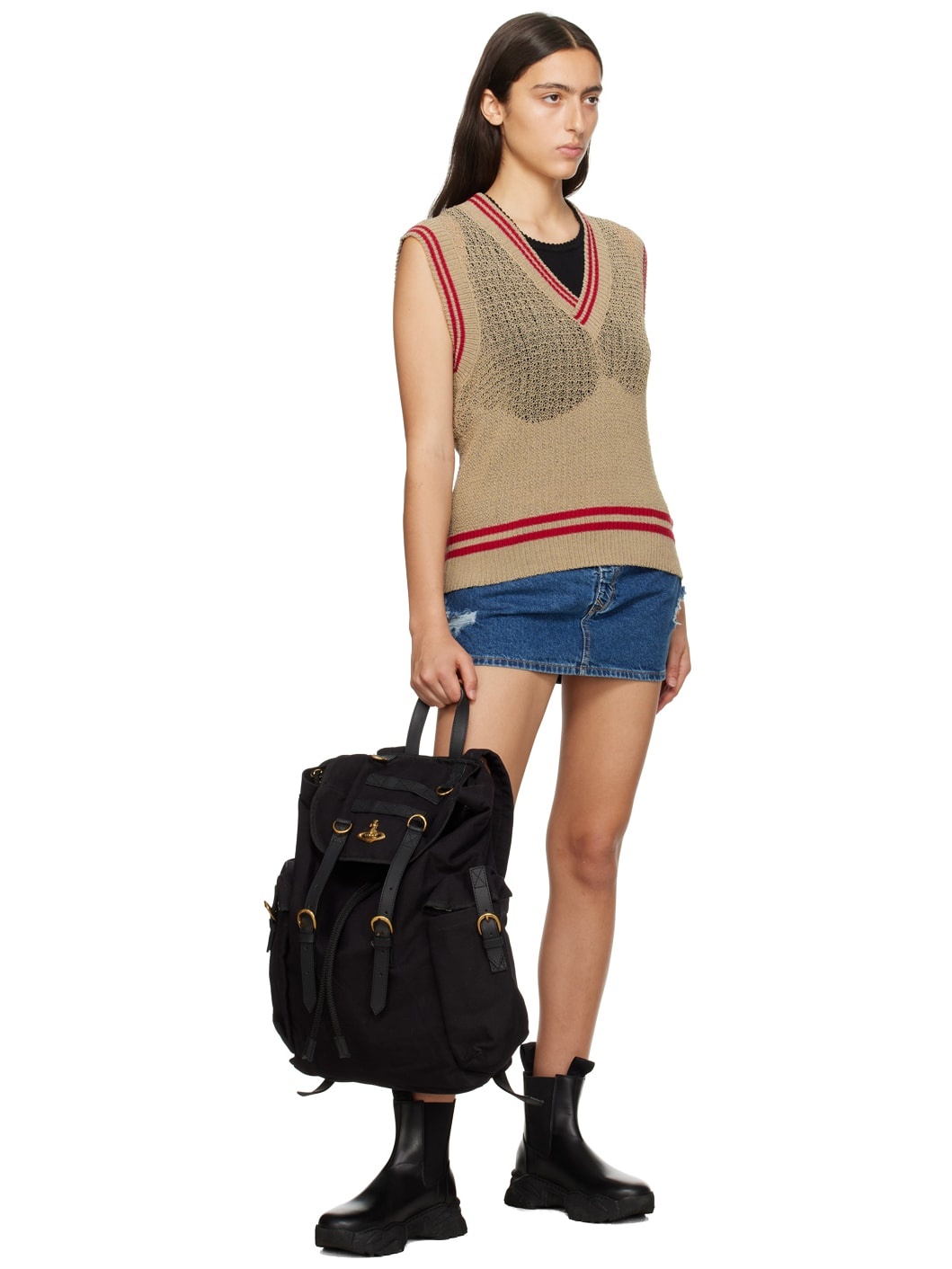 Black Romper Chelsea Boots - 5