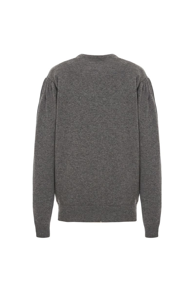 Alessandra Rich DIAMOND KNITTED JUMPER WITH EMBROIDERY outlook