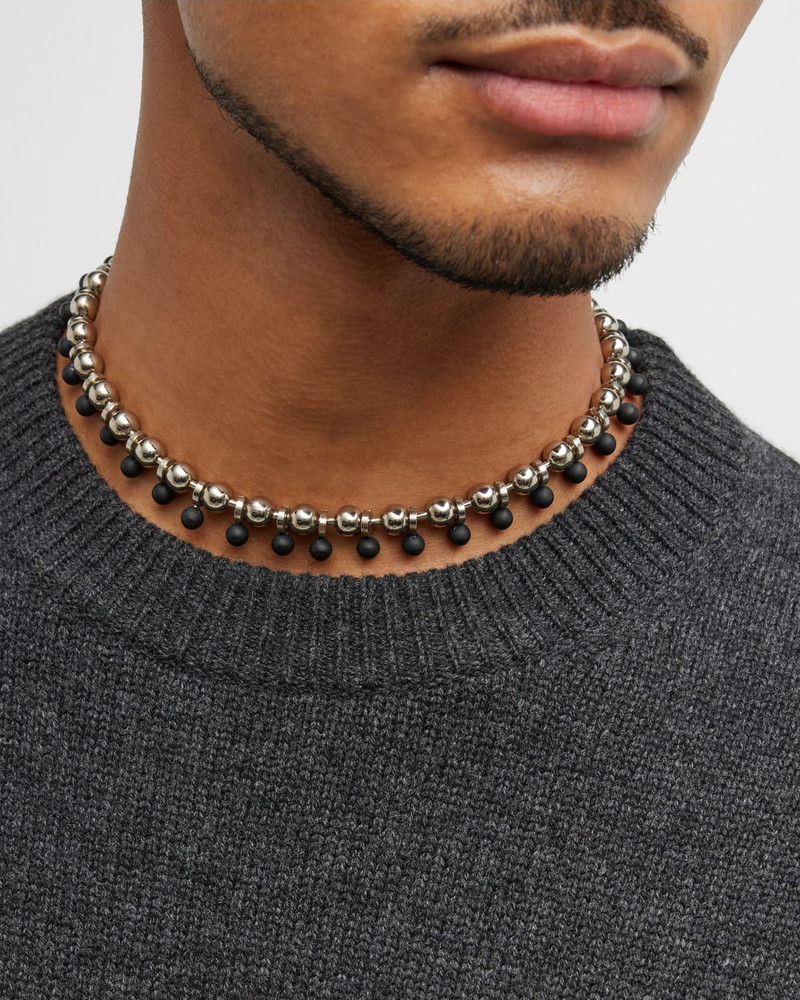 Givenchy Men's 4G Faux Pearl Necklace outlook
