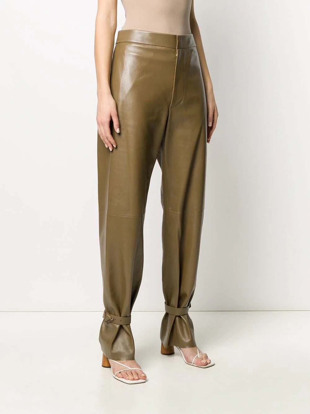 ankle strap trousers - 3