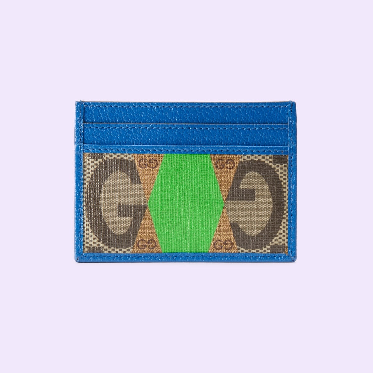 GG rhombus print card case - 3