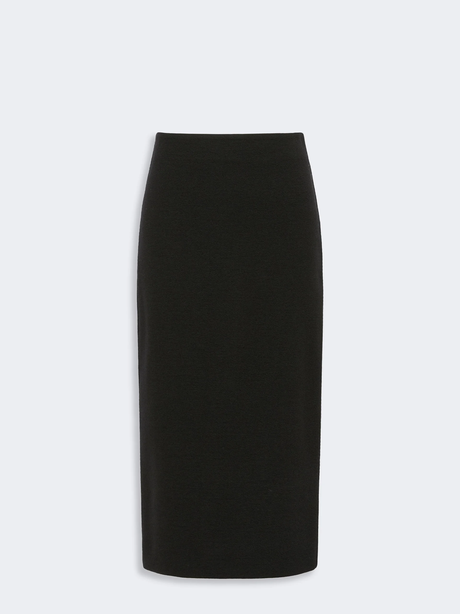 LESENA Jacquard jersey midi skirt - BLACK - 1